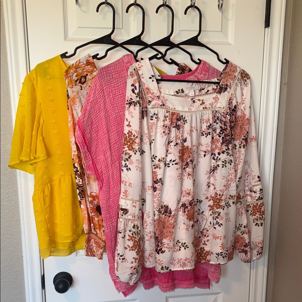 4 Bright Color Top Bundle!